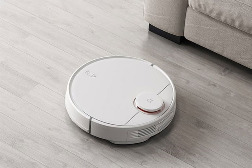 robot hút bụi Xiaomi đang chạy bị tắt